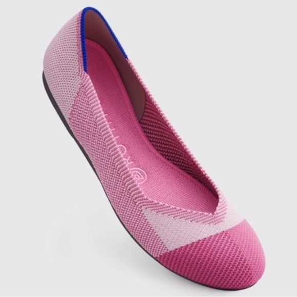 Rothy’s The Flat Breast Cancer Awareness Limited Edition Pink Ballet Flats - Picture 4 of 15